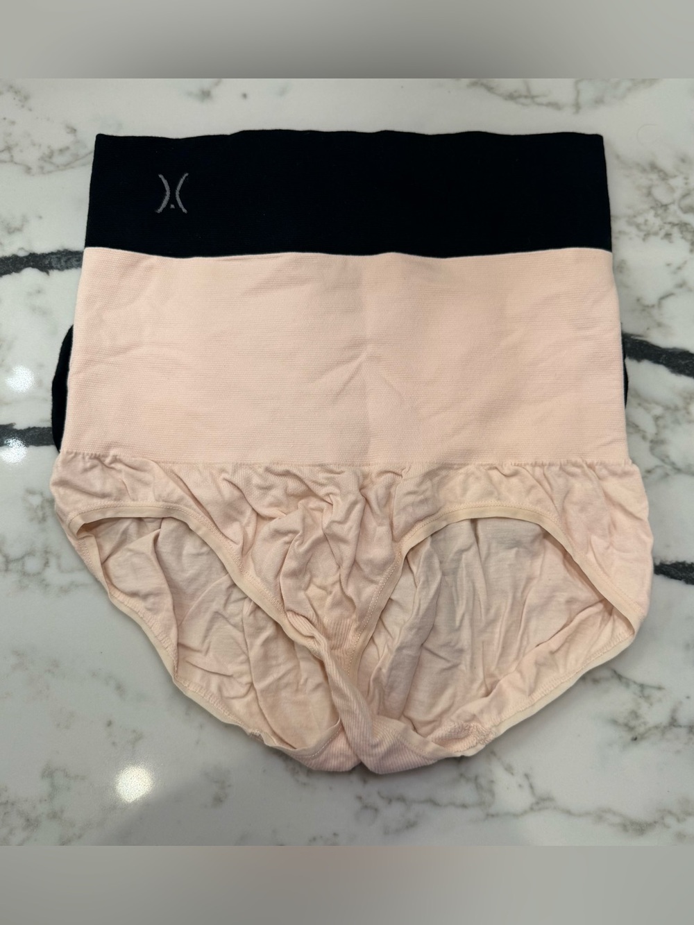 NWOT Yummie by Heather Thomson - Black & Nude High-Waist Shaping Briefs - L/XL